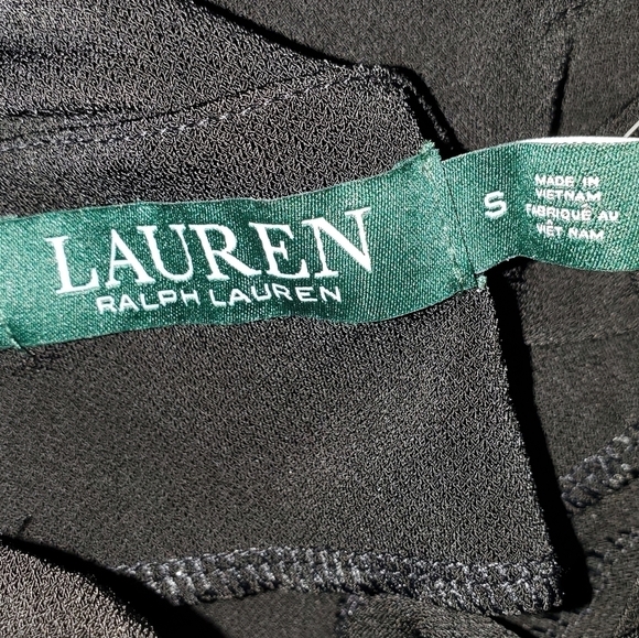 Black Ralph Lauren Top Bell Sleeves NWT - Picture 5 of 8